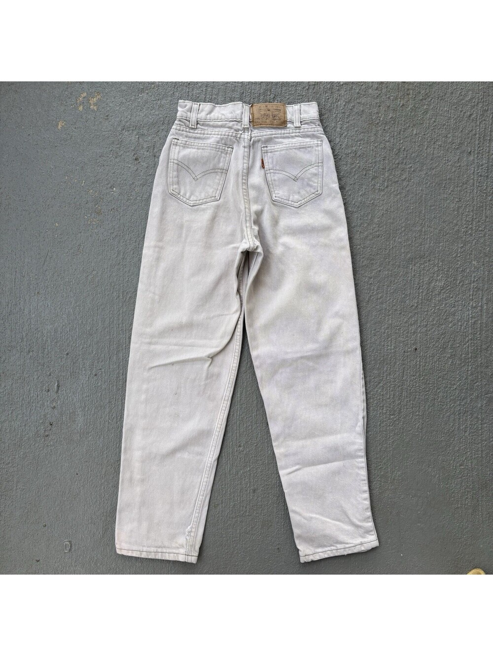 Vintage Levi’s Orange Tab 31450-0774 Tan Jeans YOUTH slim 12